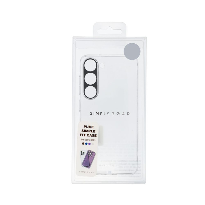 ROAR futerał PURE SIMPLE FIT do SAMSUNG S24 / S25 Transparentny