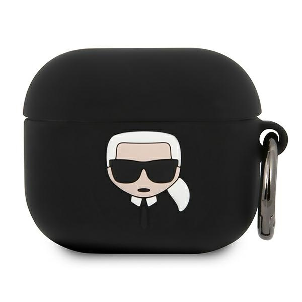 Etui KARL LAGERFELD Apple AirPods 3 Silicone Ikonik Czarny Case