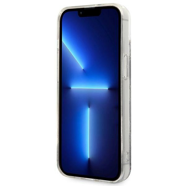 Etui KARL LAGERFELD Apple iPhone 14 Plus Liquid Glitter Monogram Czarny Hardcase