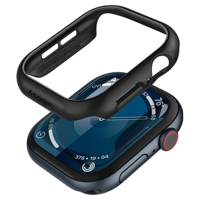 ETUI SPIGEN THIN FIT APPLE WATCH 10 (46 MM) BLACK