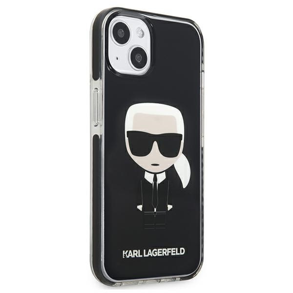 Etui KARL LAGERFELD Apple iPhone 13 Mini Iconik Karl Czarny Hardcase