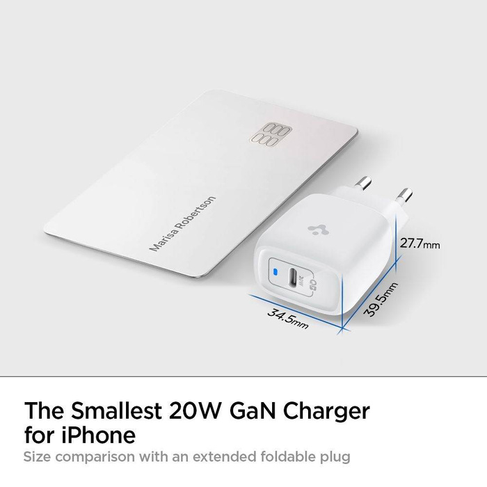 ŁADOWARKA SPIGEN PE2009EU POWERARC NETWORK CHARGER PD20W/3A WHITE