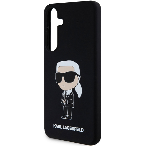 Etui Karl Lagerfeld KLHCS24SSNIKBCK S24 S921 hardcase czarny/black Silicone Ikonik Case