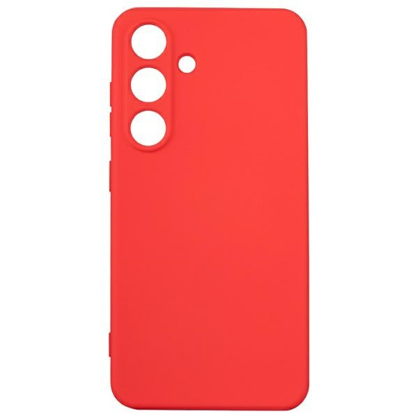 Beline Etui Silicone Samsung S25         czerwony/red