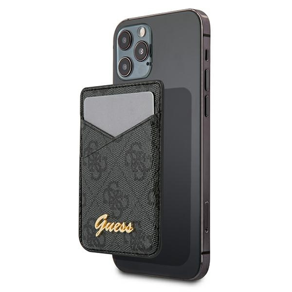 Etui Na Karty GUESS Wallet Card Slot MagSafe 4G Szary Case