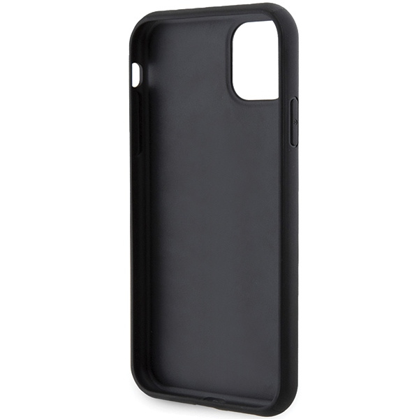 Etui Guess GUHCN61PG4GPK iPhone 11 / Xr 6,1" czarny/black hardcase 4G Triangle Metal Logo Case