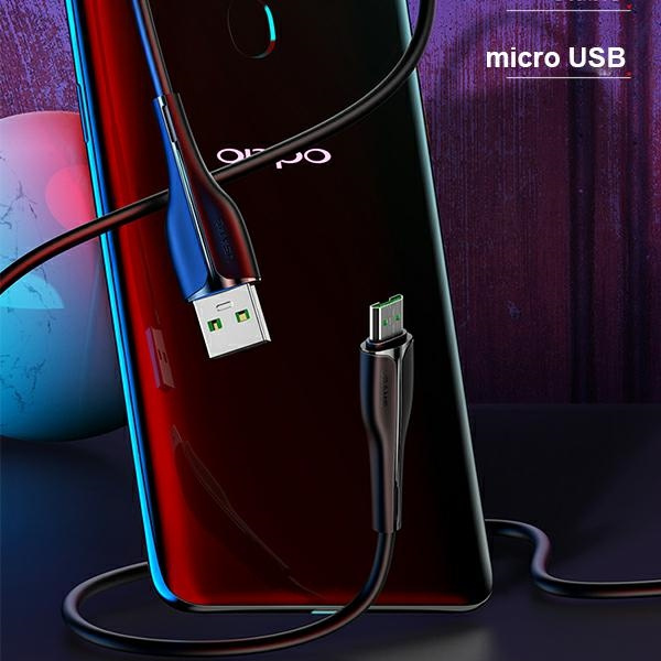Kabel USAMS USB MicroUSB U38 Do OPPO 4A Fast Charge 1m Biały