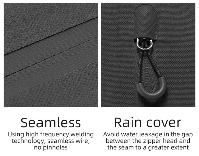 Sakwa rowerowa Rockbros AS-043 na rzepy 3l - czarna