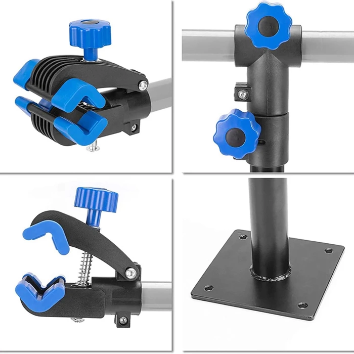 Stojak serwisowy Rockbros MP-01 do rowerów z pokrętłami nablatowy - czarny