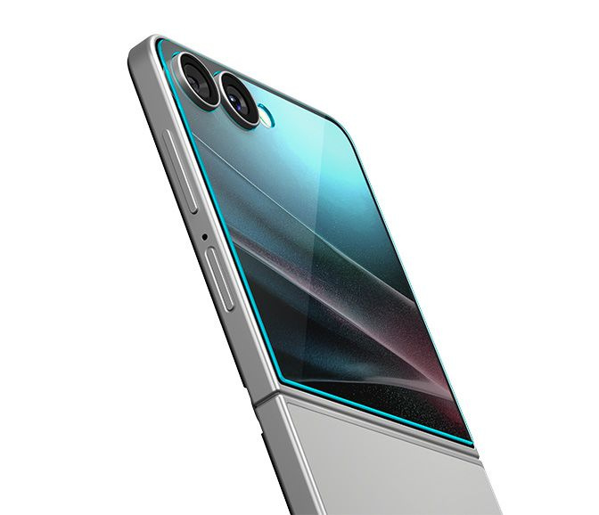SZKŁO HARTOWANE SPIGEN SAMSUNG GALAXY Z FLIP 7 GLAS.TR ”EZ FIT” HD CLEAR