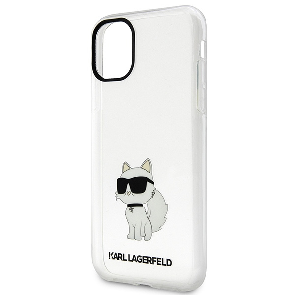 Etui Karl Lagerfeld KLHCN61HNCHTCT iPhone 11 6,1" transparent hardcase Ikonik Choupette Case