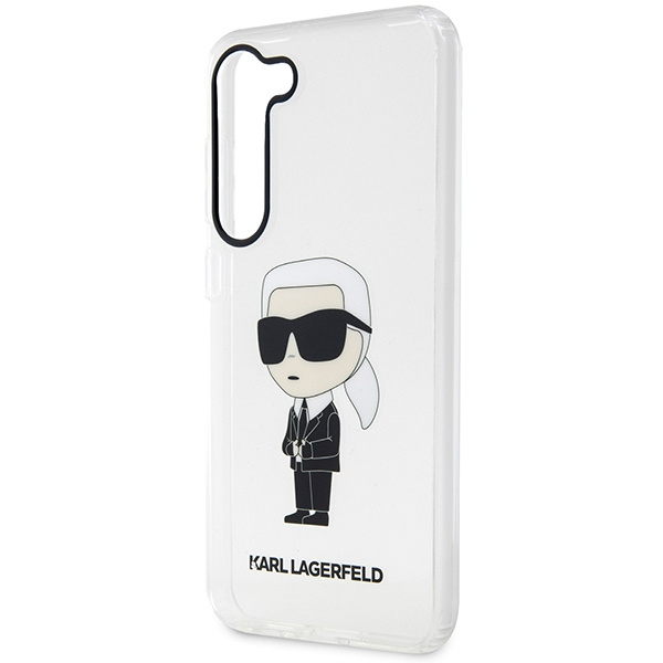 Etui Karl Lagerfeld KLHCS23MHNIKTCT S23 Plus S916 transparent hardcase Ikonik Karl Lagerfeld Case