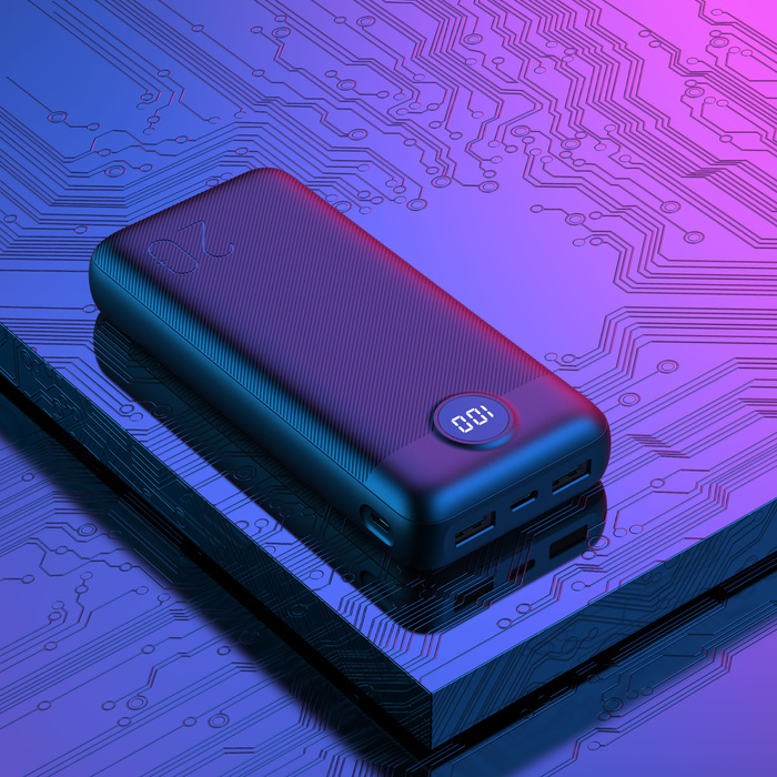 VEGER powerbank 20000 mAh PD QC3.0 2A 20W L20S (VP2039PD / W2039PD) czarny