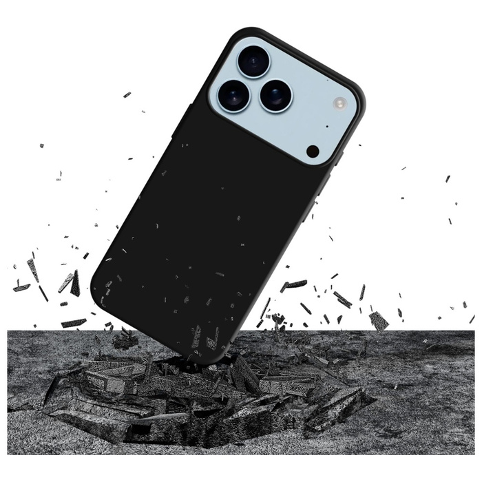 Etui 3MK iPhone 17 Pro Silicone Case czarny