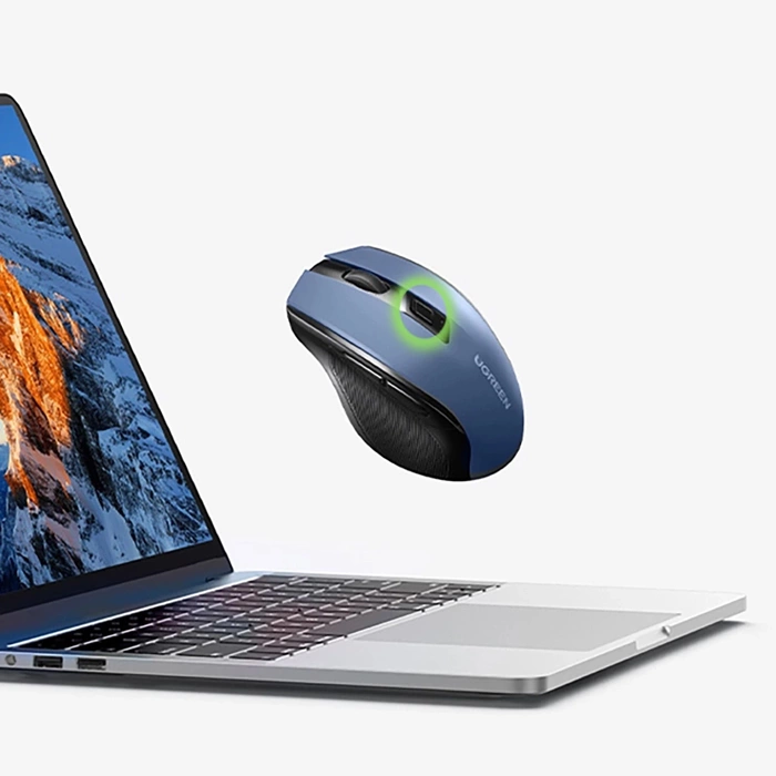 Przenośna mysz bezprzewodowa UGREEN MU006, 2.4GHz (niebieska)