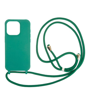 Mobile Origin Lanyard Case, dark green - iPhone 15 Pro