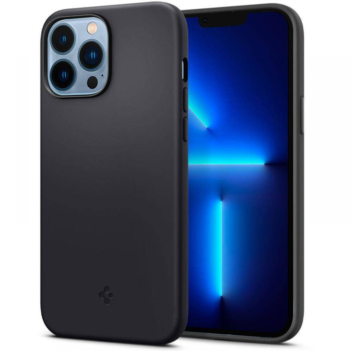 SPIGEN Silicone Fit iPhone 13 Pro Max ETUI Czarny Case