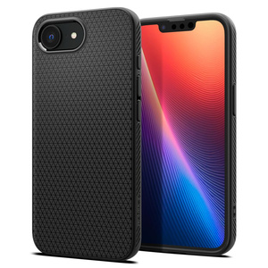 ETUI SPIGEN IPHONE 16E LIQUID AIR MATOWE CZARNE