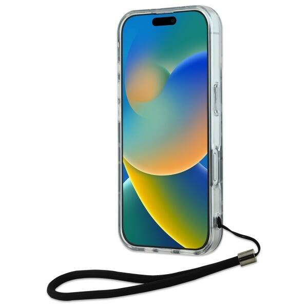 Etui Karl Lagerfeld iPhone 16 Plus 6.7" fioletowy/purple Zebra With Cord