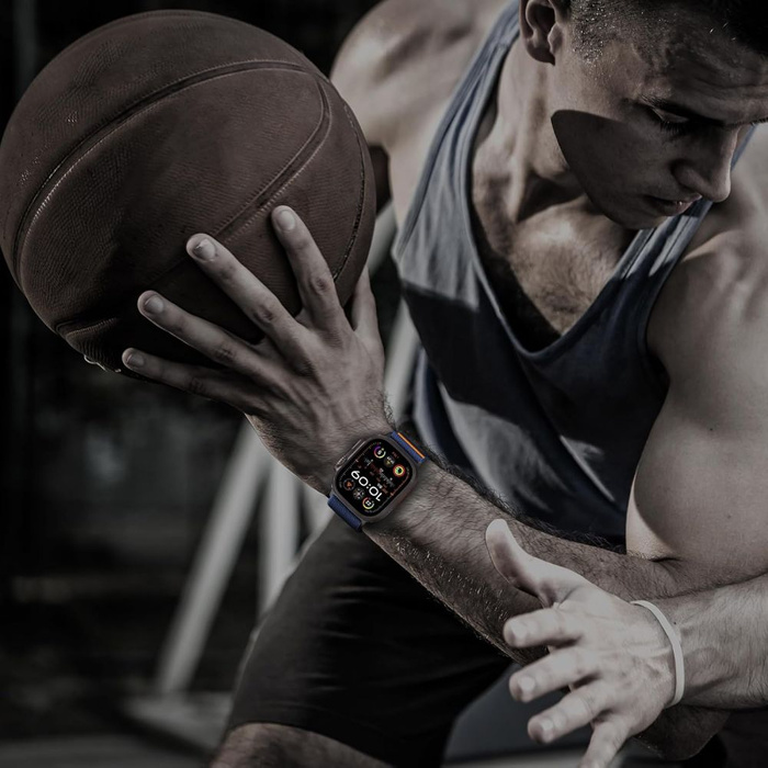 TECH-PROTECT NYLON SLIP APPLE WATCH 6 / 7 / 8 / 9 / 10 / SE / ULTRA 1 / 2 (44 / 45 / 46 / 49 MM) NAVY