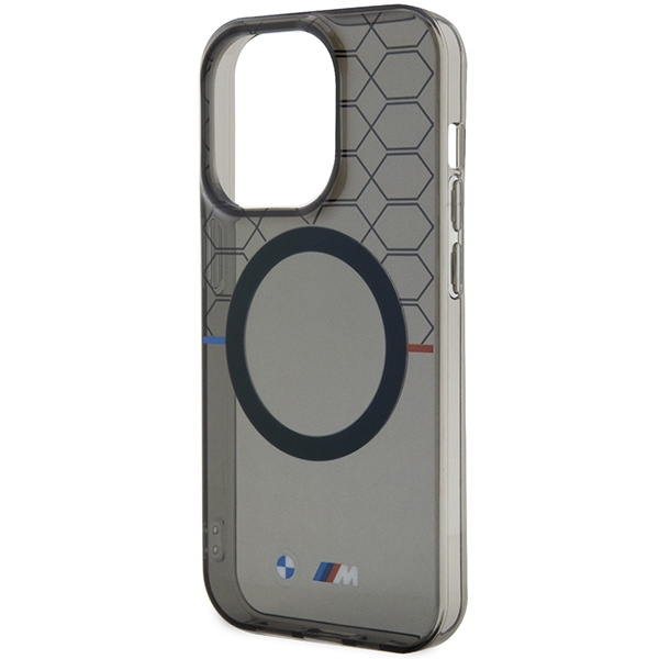 Etui BMW BMHMP13XHGPK iPhone 13 Pro Max 6.7" szary/grey Pattern MagSafe Case