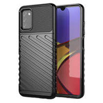 Thunder Case elastyczne pancerne etui pokrowiec Samsung Galaxy A03s czarny