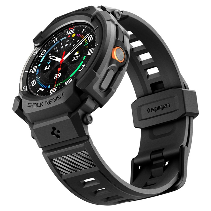 PASEK SPIGEN RUGGED ARMOR ”PRO” SAMSUNG GALAXY WATCH 8 CLASSIC 46 MM MATTE BLACK