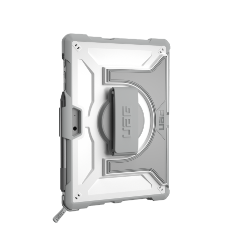 UAG Plasma - obudowa ochronna z wbudowaną podstawką oraz paskiem na ramię i dłoń do Microsoft Surface GO 1/2/3 (wersja OEM) (white/gray)