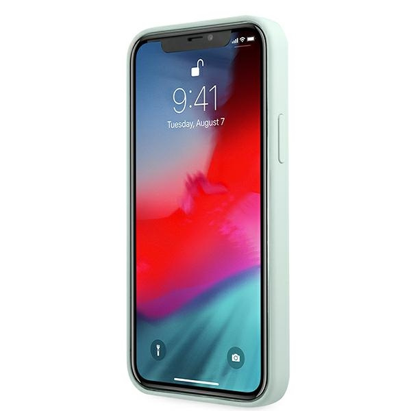 Etui GUESS Apple iPhone 12 Pro Max Silicone Vintage Niebieski Fuksja Hardcase