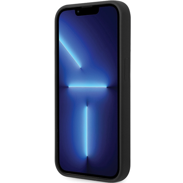 Etui BMW BMHMP14XSILBK2 iPhone 14 Pro Max 6.7" czarny/black Signature Liquid Silicone MagSafe Case