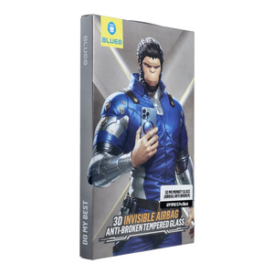 Szkło Hartowane 5D Mr. Monkey Glass - Apple iPhone 15 Pro czarny (Airbag Anti-broken)