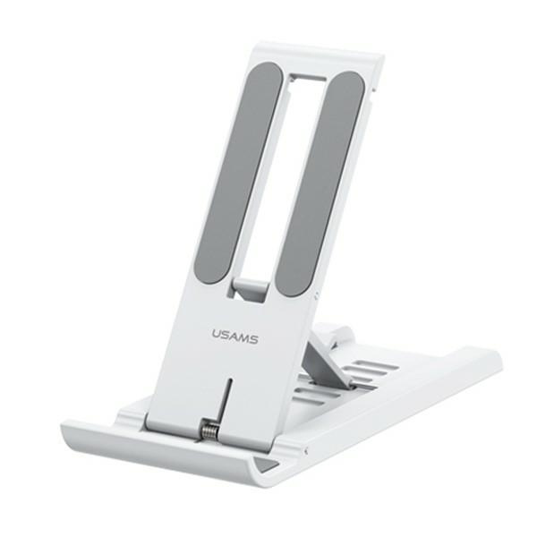 USAMS Uchwyt biurkowy na telefon/tablet biały/white ZJ070ZJ02 (US-ZJ070)
