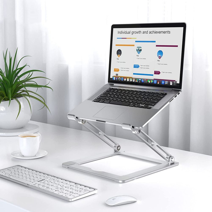 PODSTAWKA TECH-PROTECT PRODESK UNIVERSAL LAPTOP STAND SILVER
