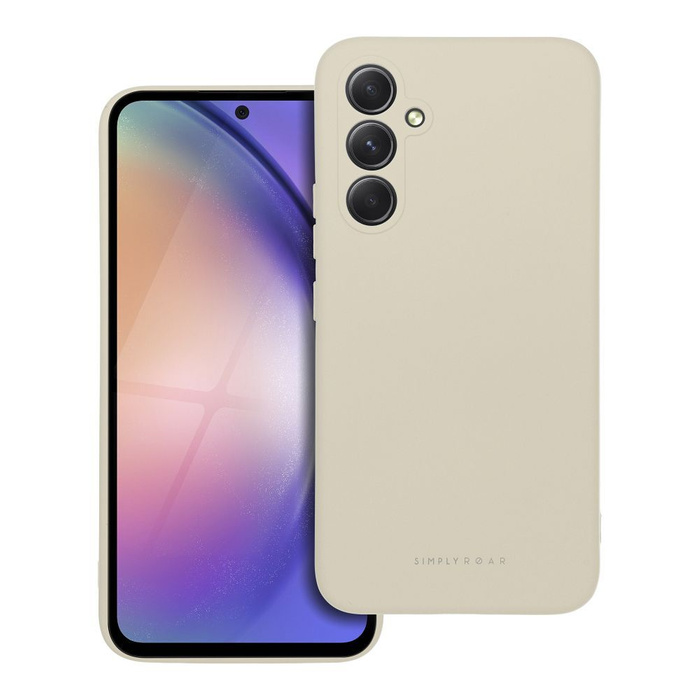 ROAR futerał SPACE do SAMSUNG A54 5G Kremowy