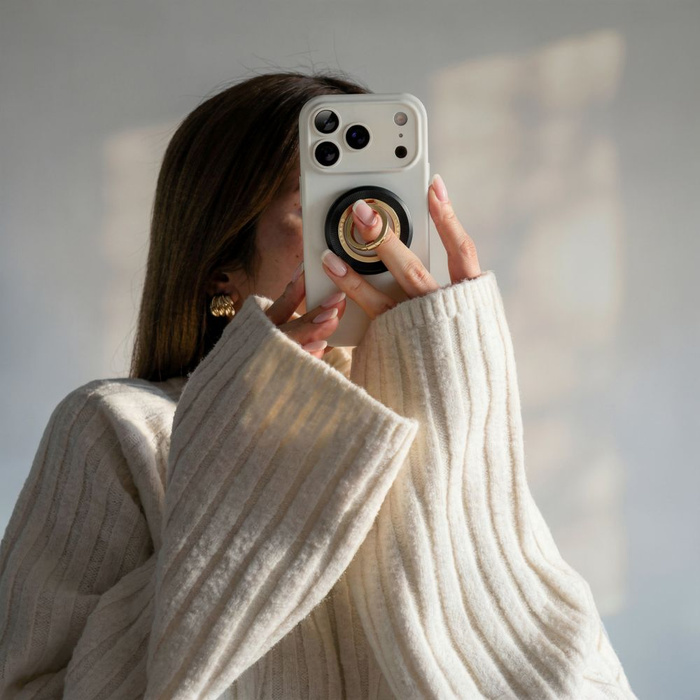 TECH-PROTECT MMR700 LAMANO MAGNETIC MAGSAFE PHONE RING BLACK/GOLD