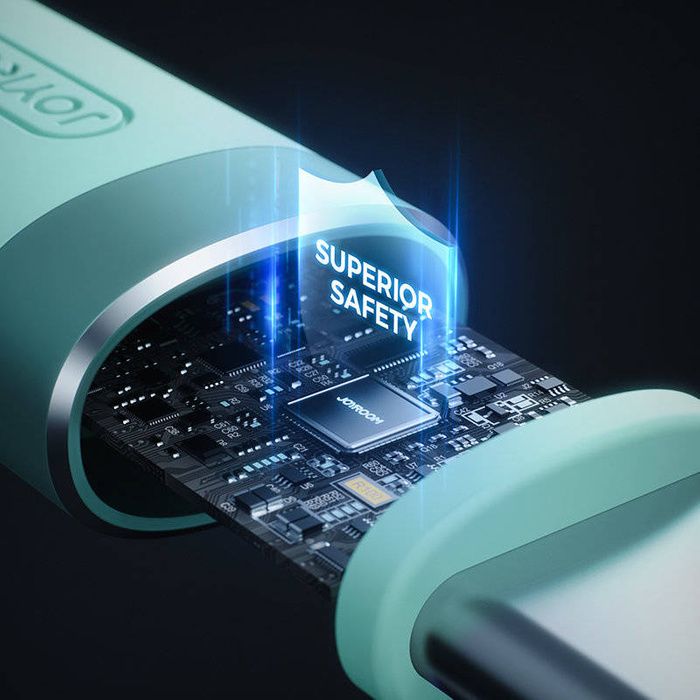 Joyroom kabel przewód USB Typ C - USB Typ C PD 60W 1,2m zielony (S-1230N9)