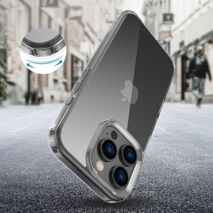 Etui TECH-PROTECT FLEXAIR HYBRID IPHONE 16 PRO CLEAR