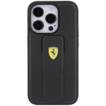 Ferrari Fehcp15sgspsik Iphone 15 6.1" Czarny/black Hardcase Grip Stand