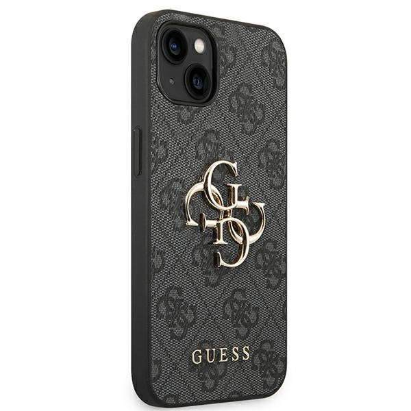 Etui GUESS Apple iPhone 14 4G Big Metal Logo Szary Hardcase