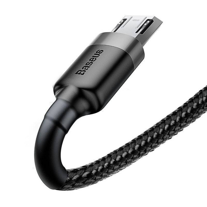 Kabel Micro USB BASEUS Cafule 2A 3m czarno-szary