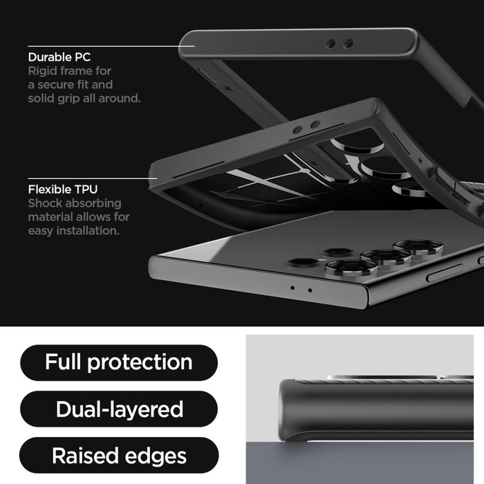 Etui Spigen Neo Hybrid Samsung Galaxy S24 Ultra Black Case