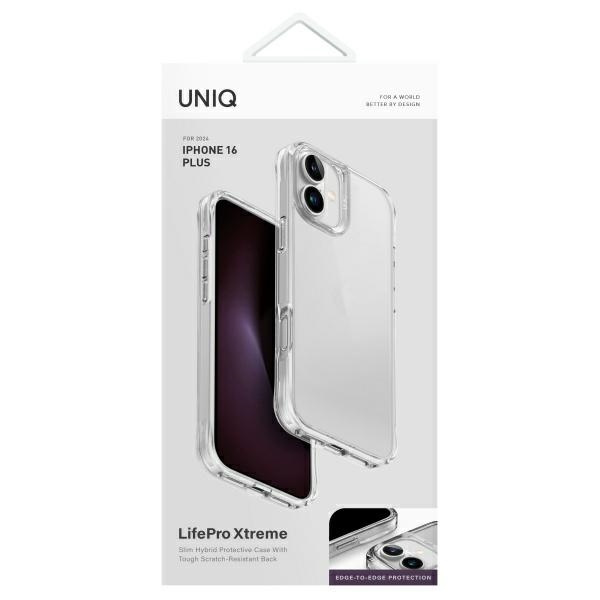 UNIQ etui LifePro Xtreme iPhone 16 Plus 6.7" przezroczysty/clear