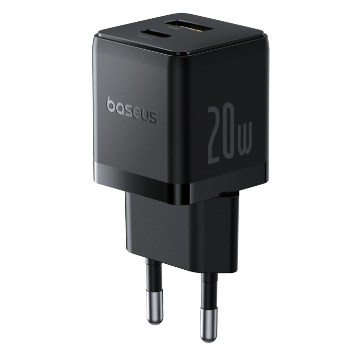 Ładowarka sieciowa Baseus Palm 20W USB-C USB-A - czarna