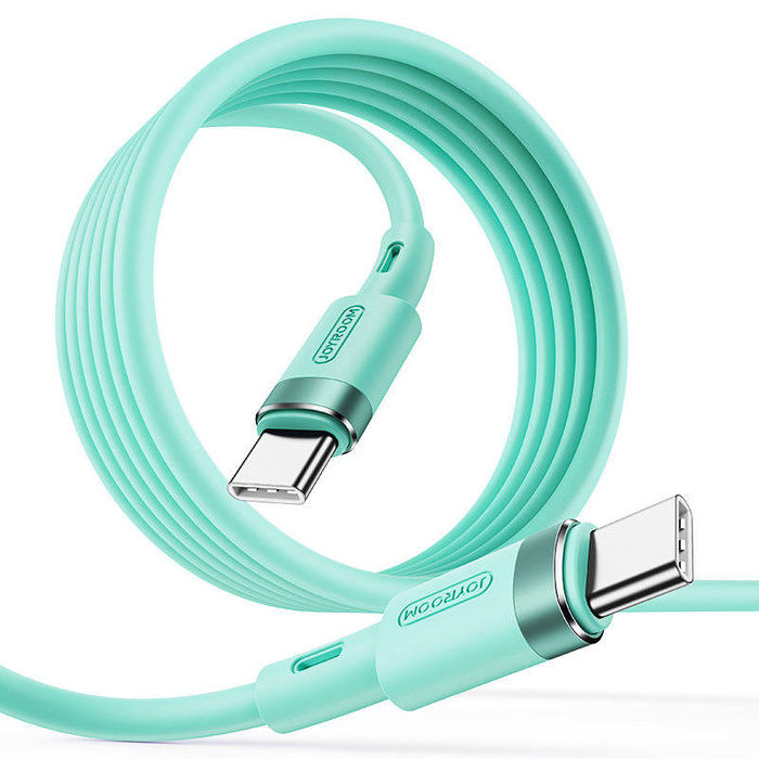 Joyroom kabel przewód USB Typ C - USB Typ C PD 60W 1,2m zielony (S-1230N9)