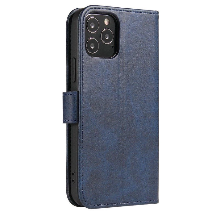 Magnet Case elegancki futerał etui pokrowiec z klapką i funkcją podstawki Xiaomi Redmi Note 11 Pro 5G / 11 Pro niebieski