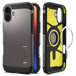 Etui iPhone 16 Spigen Tough Armor Mag Magsafe Gunmetal
