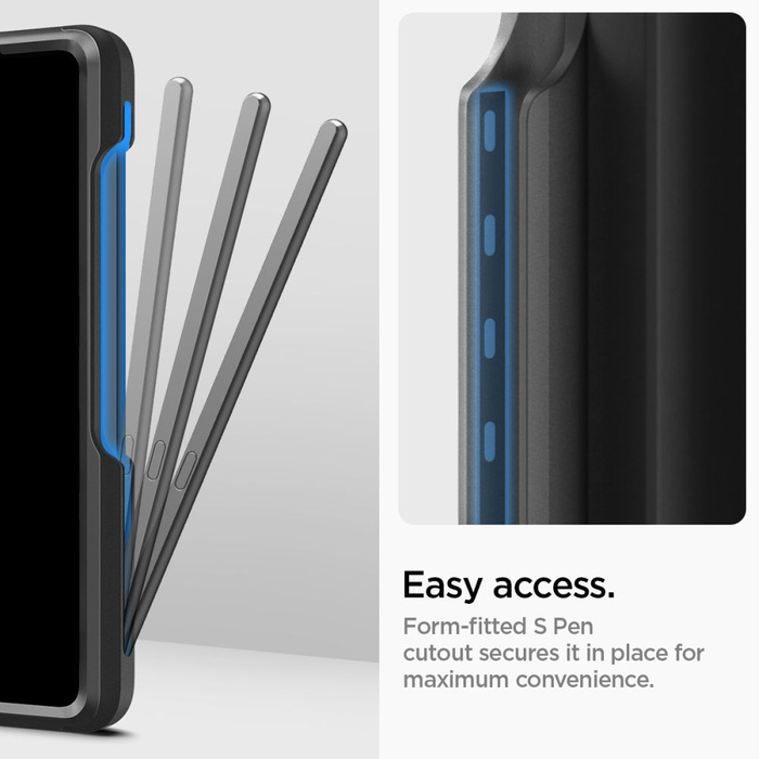 Etui Spigen Slim Armor Pro Pen Galaxy Z Fold 5 Black Case