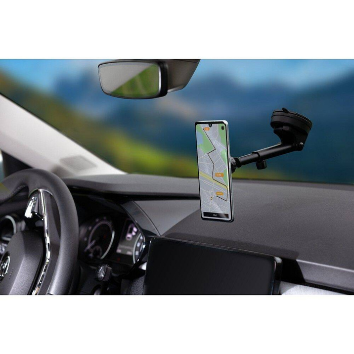 FORCELL F-Grip Excelence uchwyt samochodowy do szyby/deski/kratki magnetyczny czarny