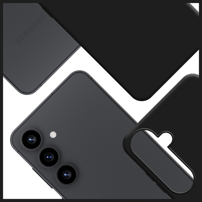 Etui 3MK Hardy MagSilicone do Samsung    Galaxy S25+ czarny