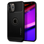 Etui SPIGEN Rugged Armor iPhone 12 12 Pro Matte Black Czarne Case
